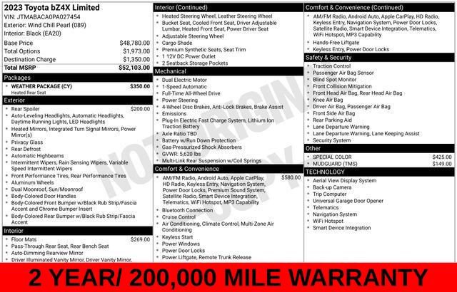 Used 2023 Toyota bZ4X AWD w/ Weather Package image 12