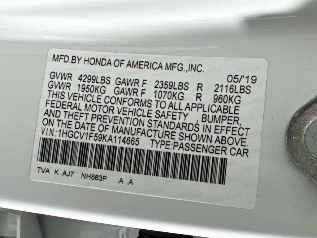 Used 2019 Honda Accord EX-L image 45