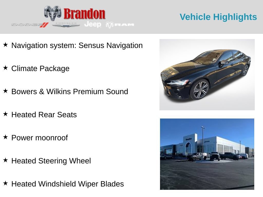 Used 2021 Volvo S60 T8 R-Design w/ Climate Package AWD/4WD image 2