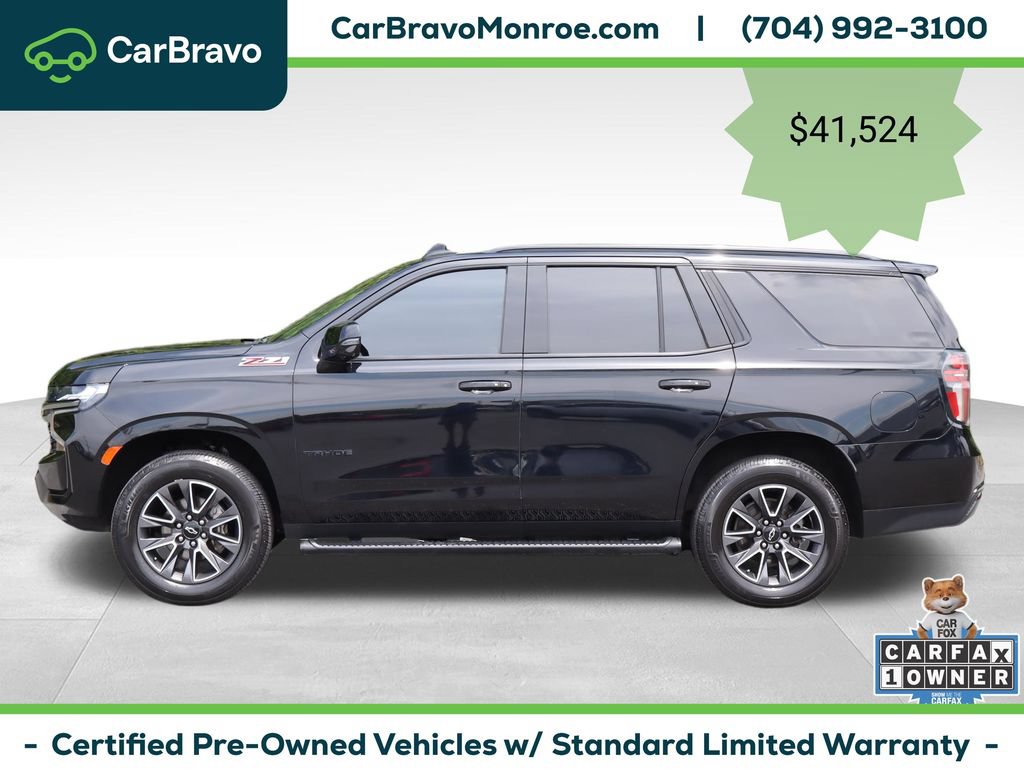 Certified 2021 Chevrolet Tahoe Z71 w/ Z71 Signature Package AWD/4WD image 2