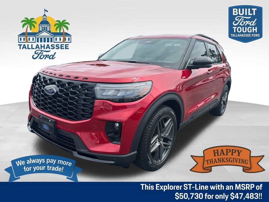 New 2025 Ford Explorer ST-Line w/ Premium Package