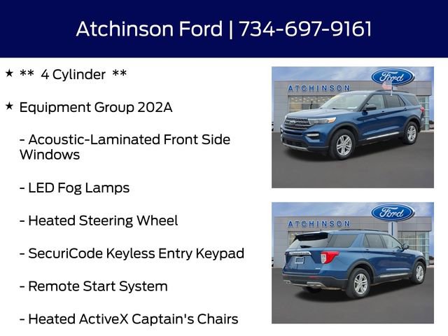 Certified 2023 Ford Explorer XLT w/ Equipment Group 202A image 13