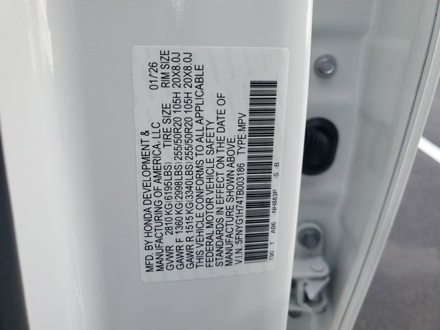 New 2026 Honda Pilot Touring image 43