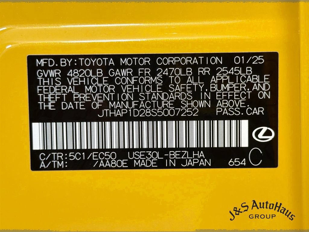 Used 2025 Lexus IS 500 RWD image 40