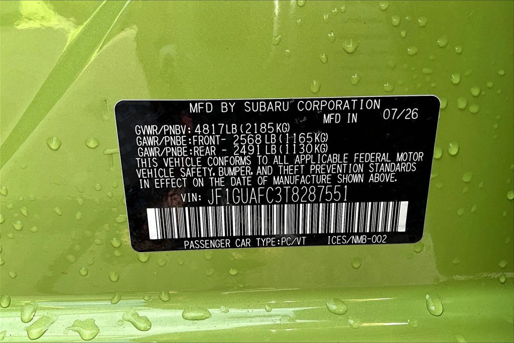 New 2026 Subaru Impreza 2.0i Sport AWD/4WD image 8