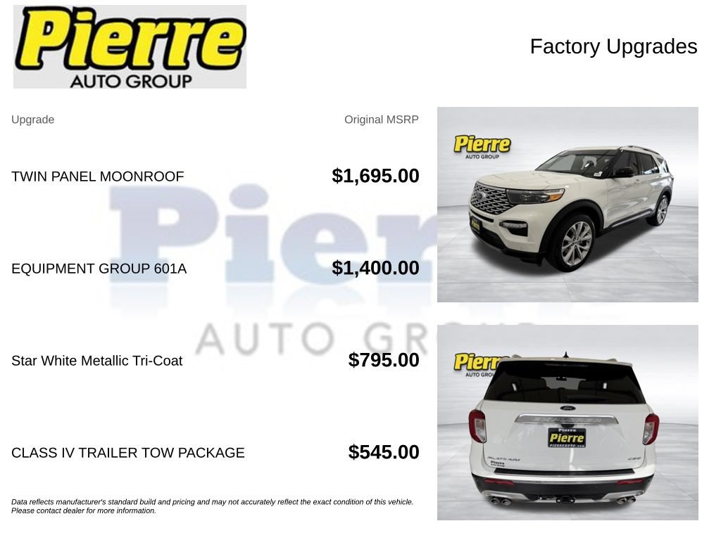 Used 2022 Ford Explorer Platinum w/ Equipment Group 601A AWD/4WD image 13