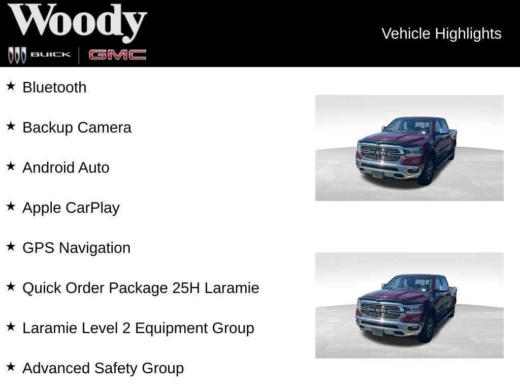 Used 2019 RAM 1500 Laramie AWD/4WD image 3