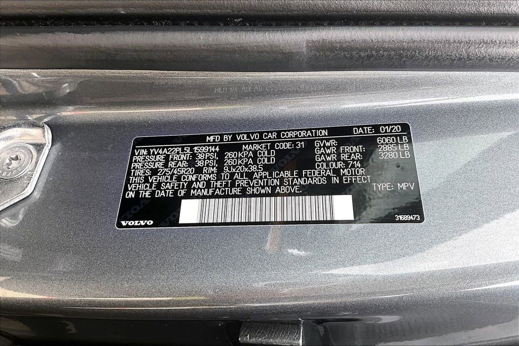 Used 2020 Volvo XC90 T6 Inscription AWD/4WD image 46