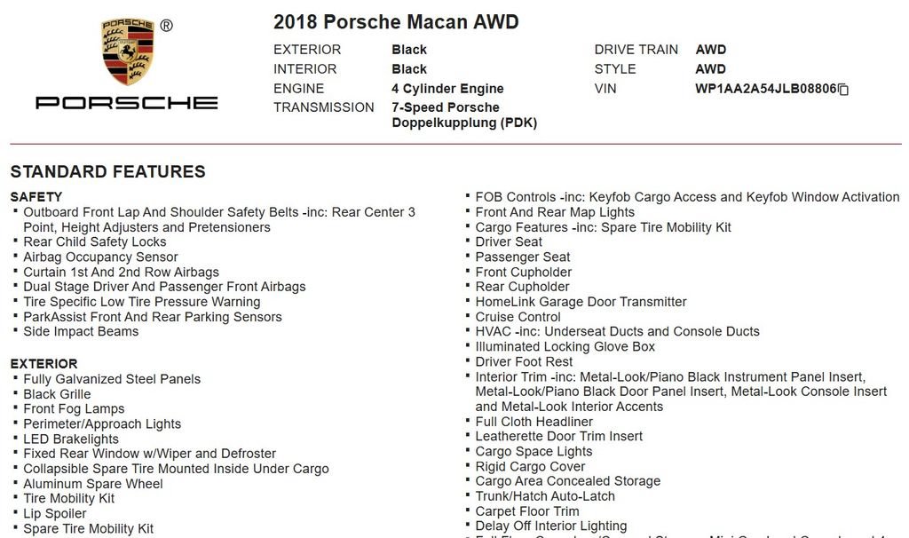 Used 2018 Porsche Macan AWD/4WD image 17