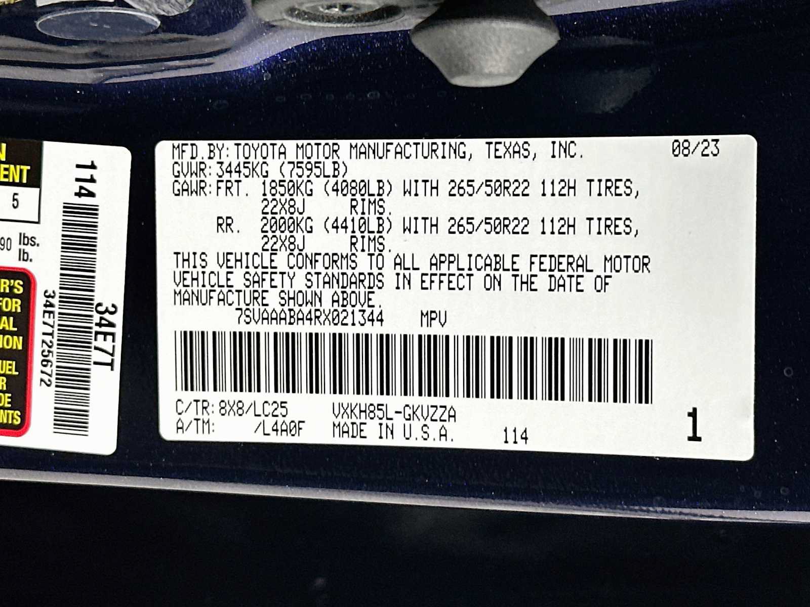 Used 2024 Toyota Sequoia Capstone AWD/4WD image 33
