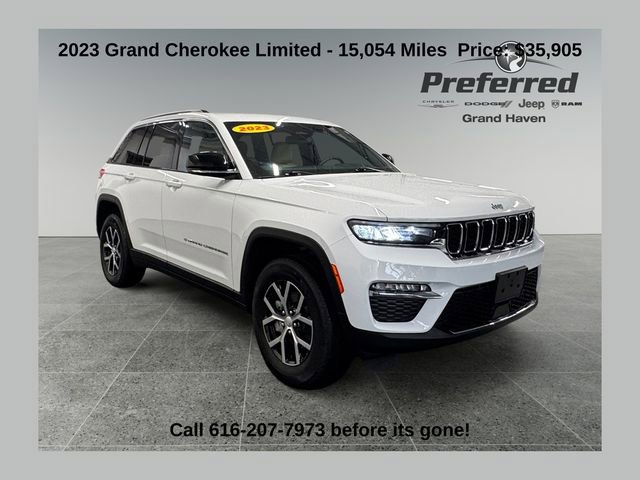 Used 2023 Jeep Grand Cherokee Limited w/ Trailer Tow Prep Group (B)