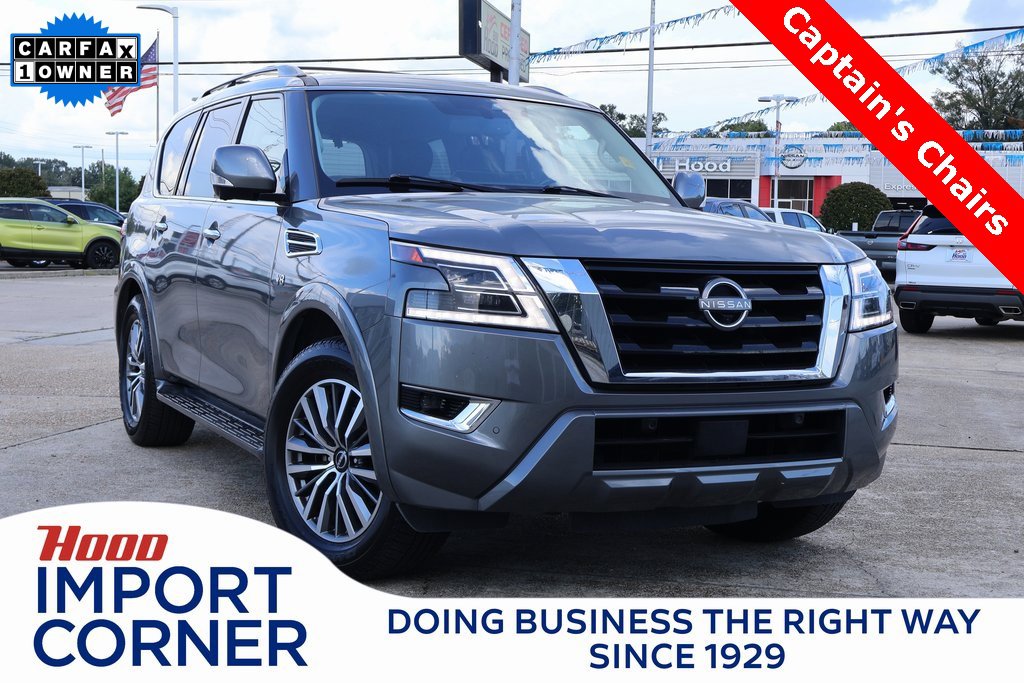 Used 2021 Nissan Armada SL w/ Captain's Chairs Package