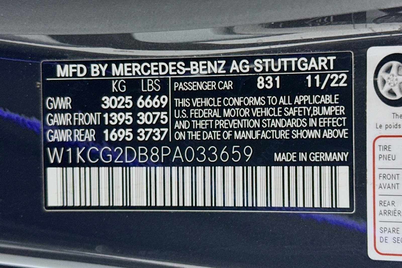 Certified 2023 Mercedes-Benz EQS 450+ Sedan image 24