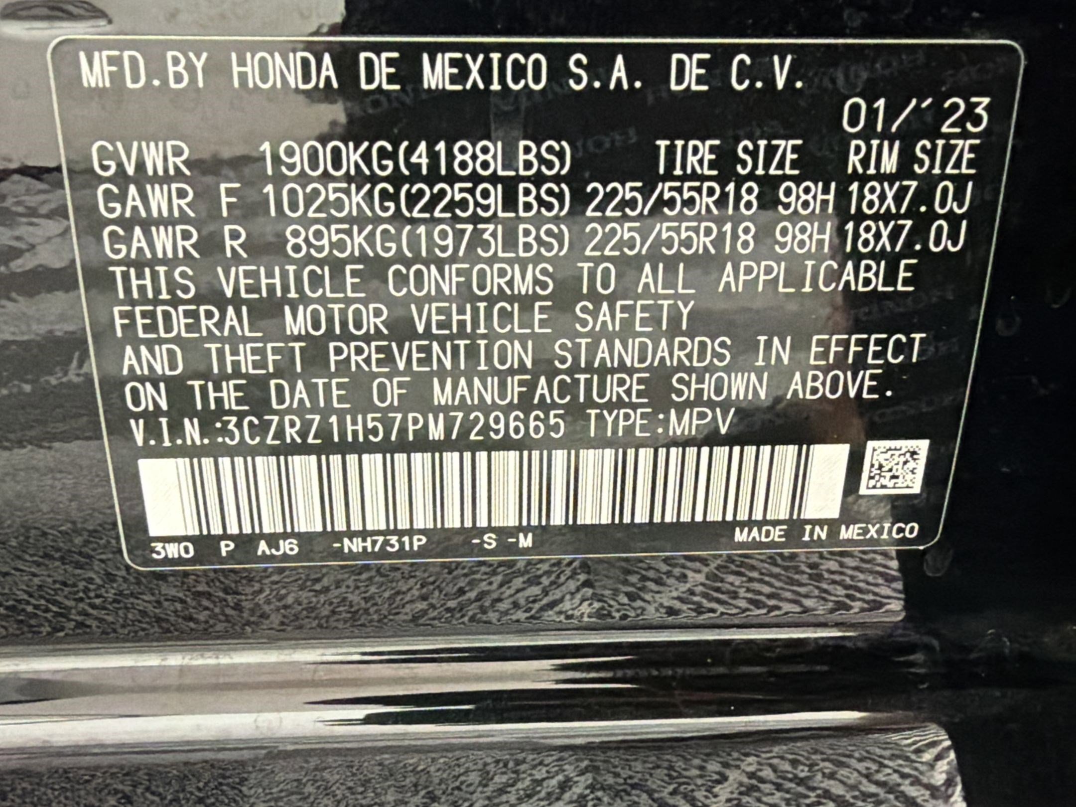 Used 2023 Honda HR-V Sport image 18