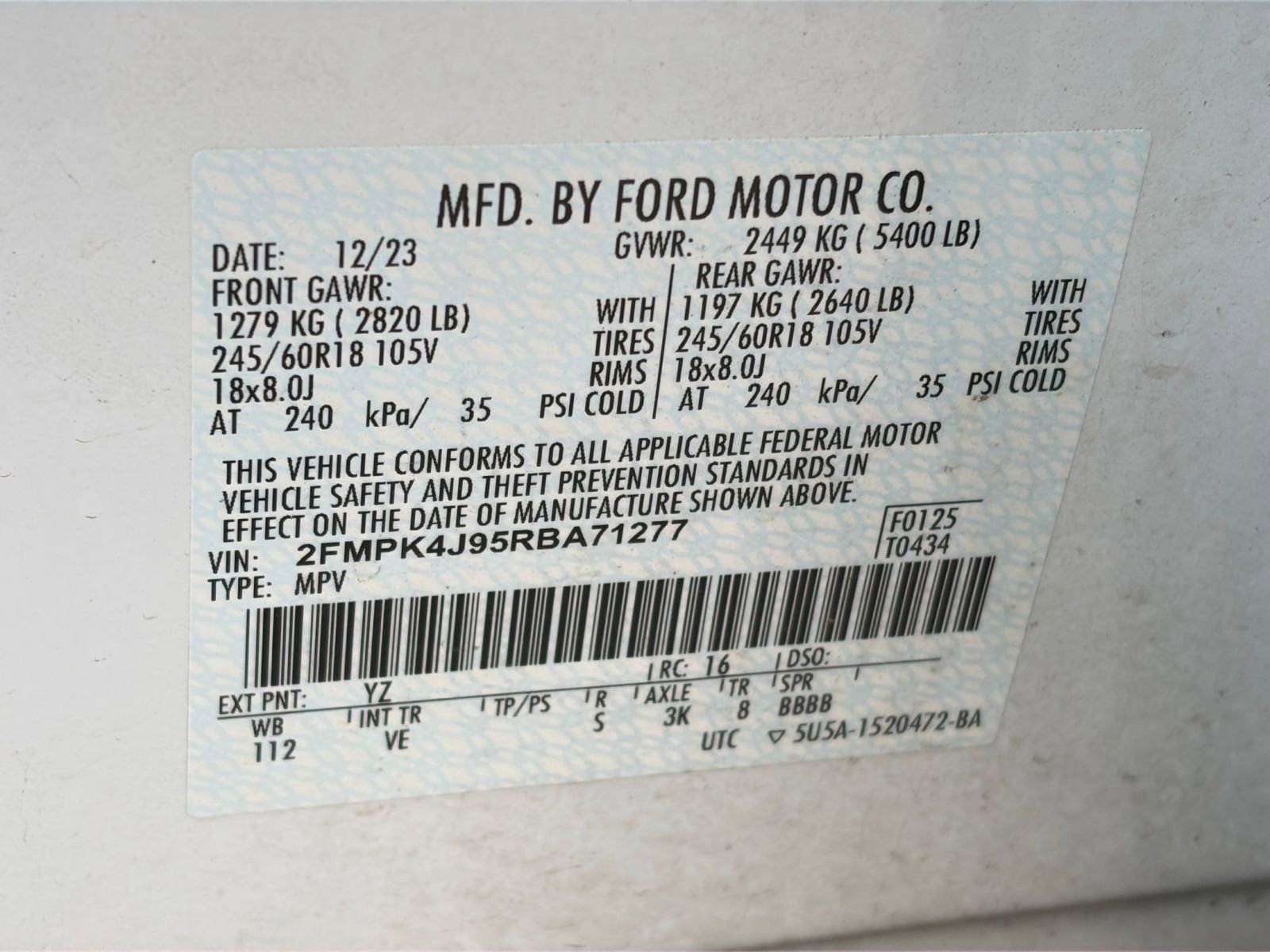Used 2024 Ford Edge SEL image 24