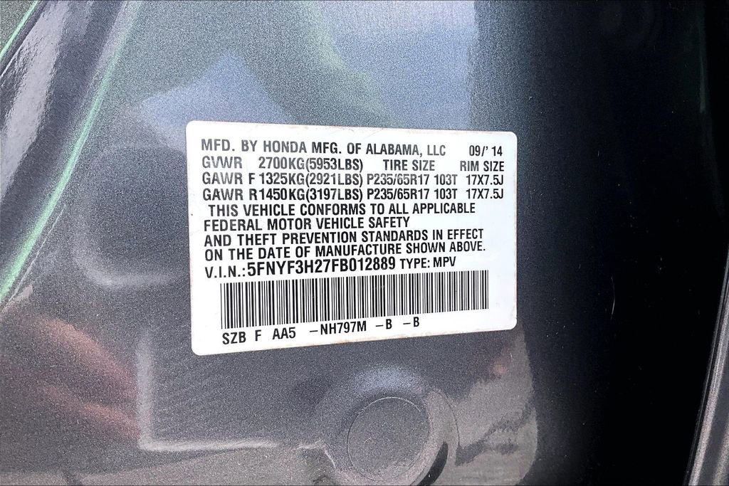 Used 2015 Honda Pilot LX image 18