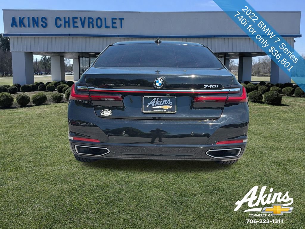 Used 2022 BMW 740i w/ Premium Package RWD image 8