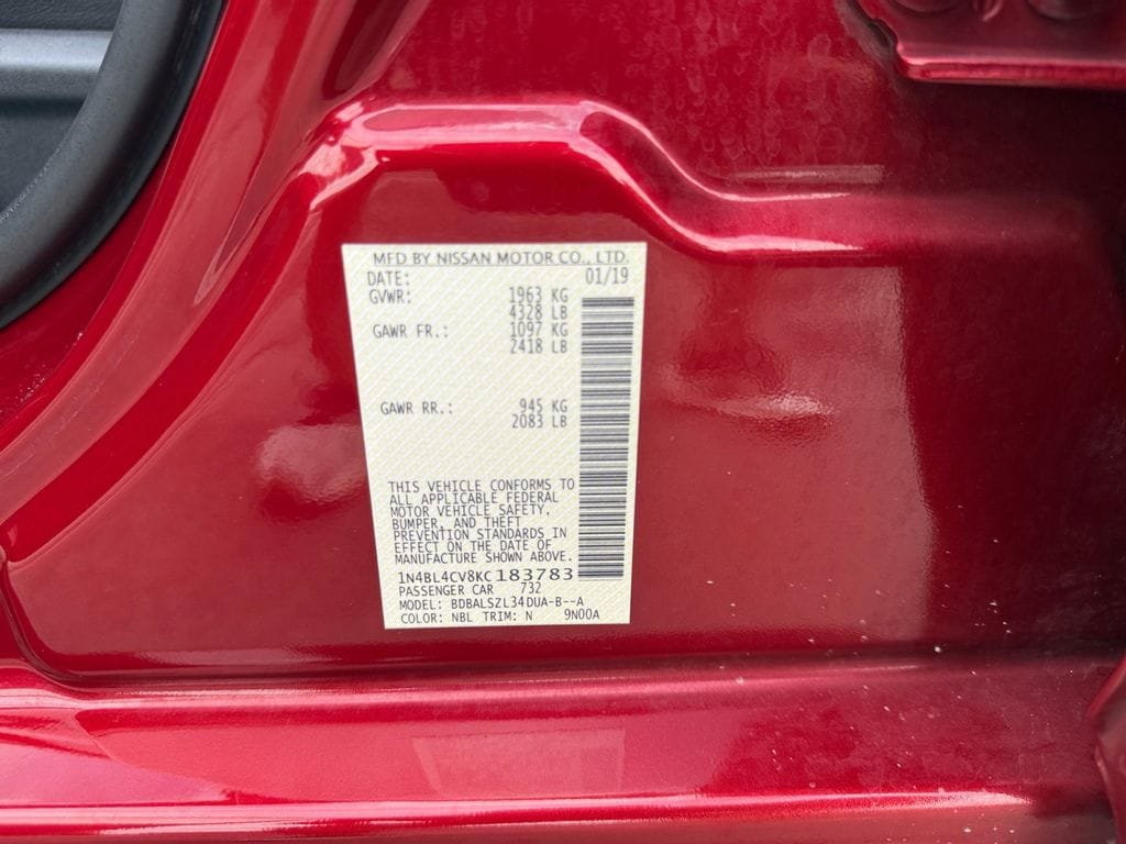 Used 2019 Nissan Altima 2.5 SR FWD image 31
