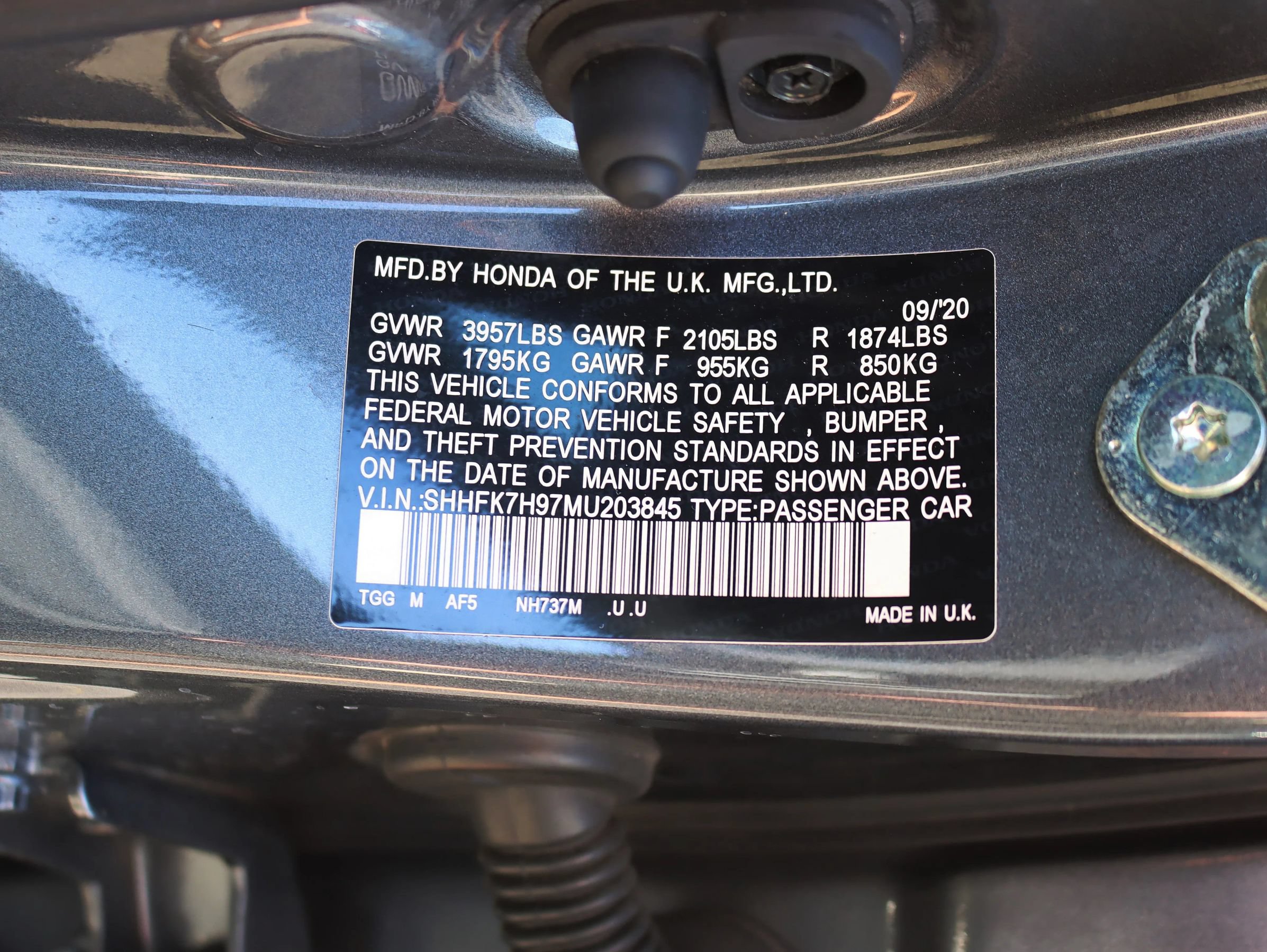Used 2021 Honda Civic Sport Touring image 41