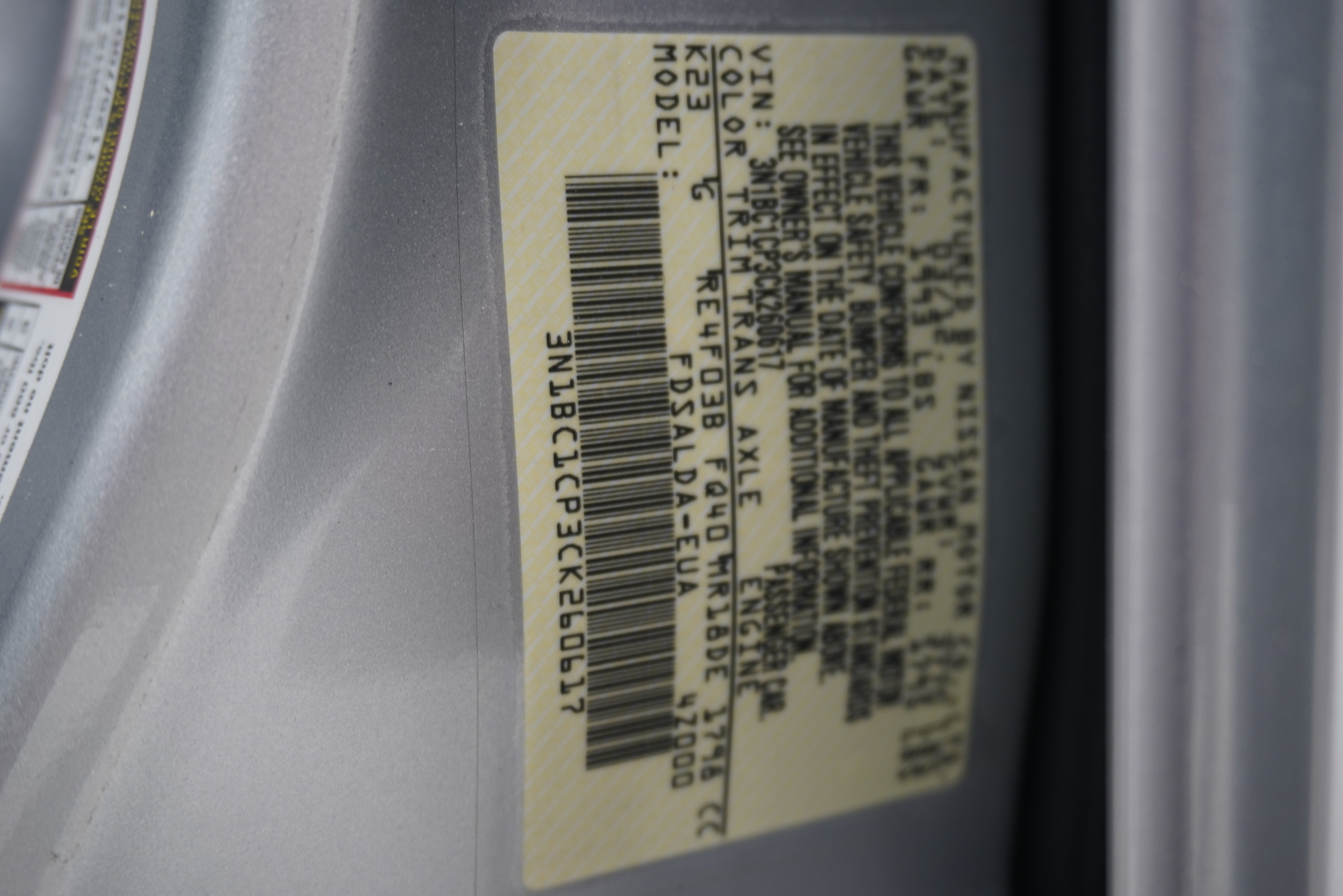 Used 2012 Nissan Versa 1.8 S w/ Special Edition Pkg FWD image 26