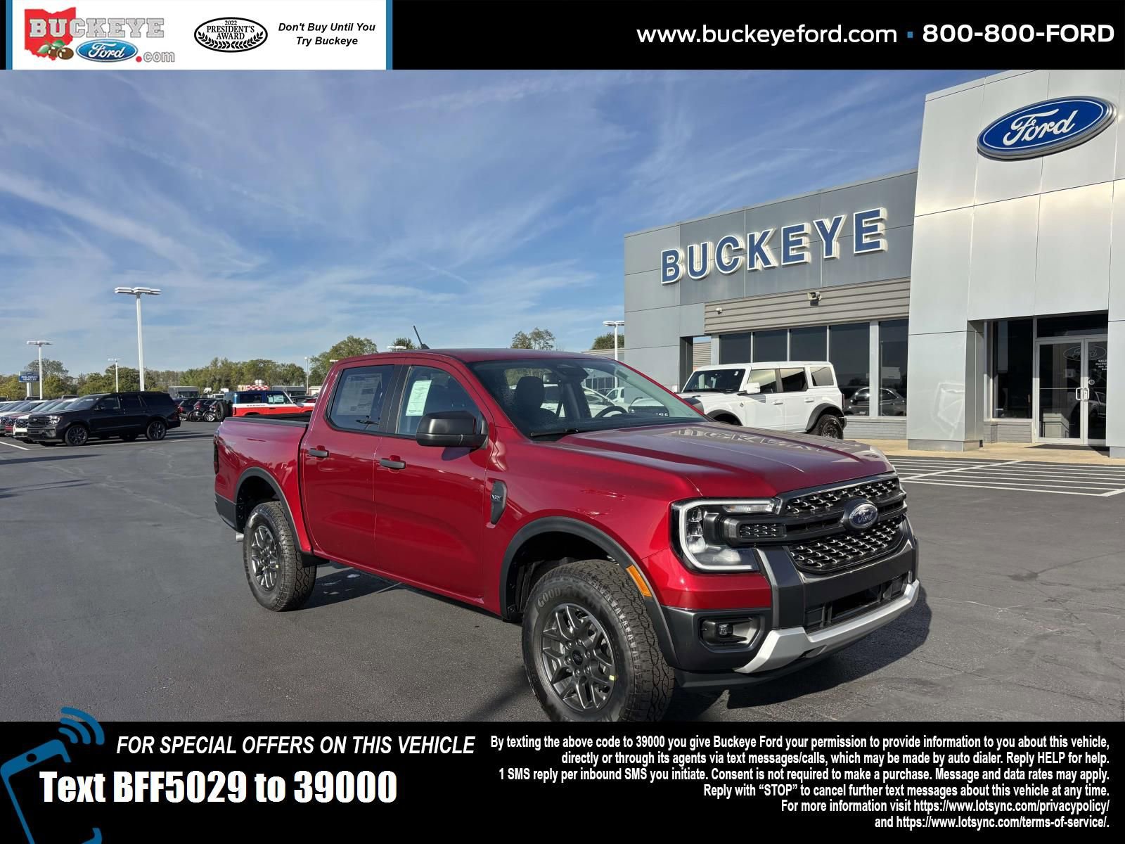 New 2025 Ford Ranger XLT w/ Equipment Group 301A High image 1