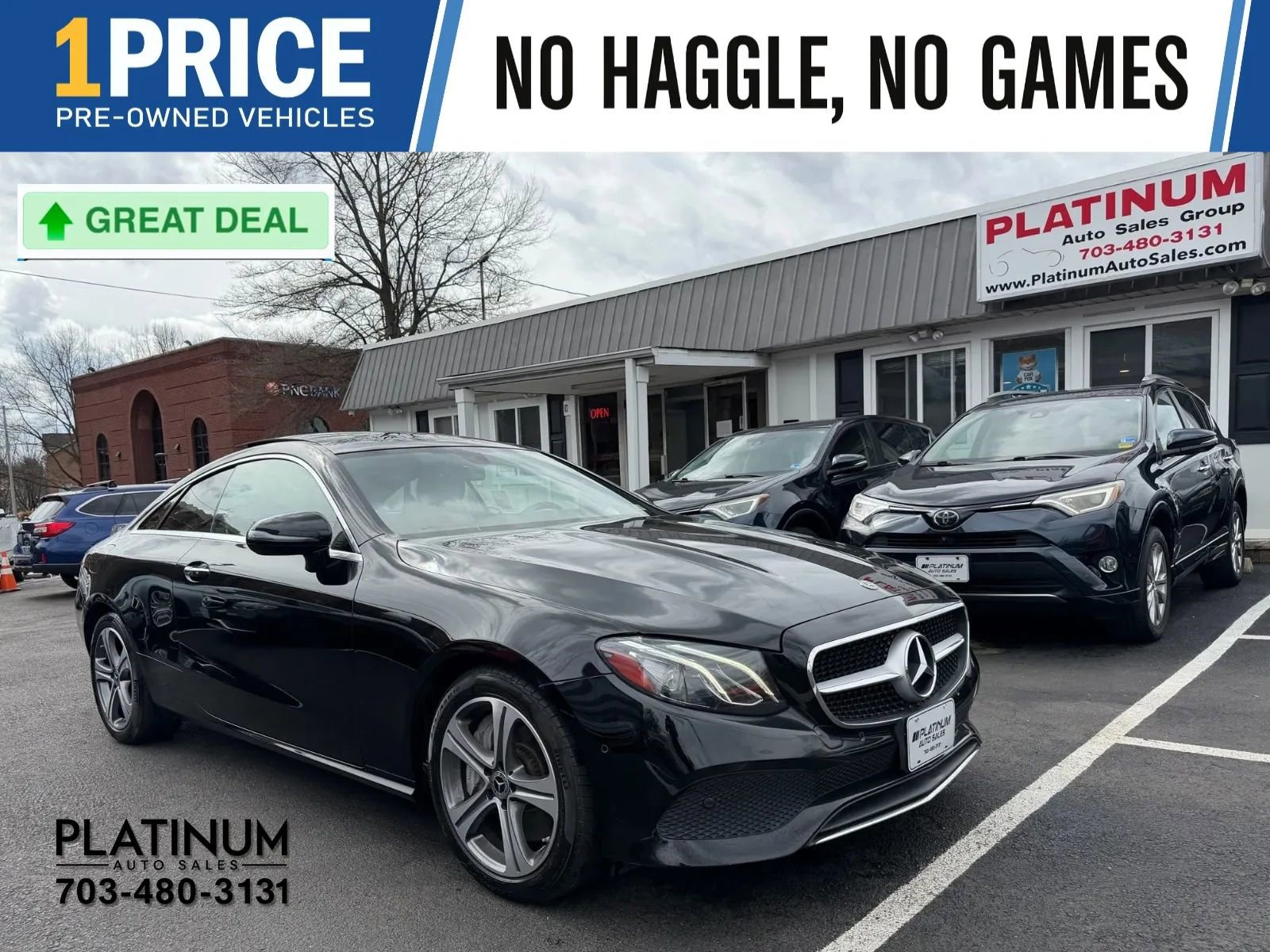 Used 2018 Mercedes-Benz E 400 Coupe w/ Premium 1 Package
