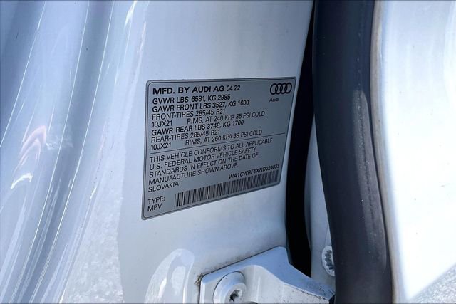 Used 2022 Audi SQ8 Prestige AWD/4WD image 22