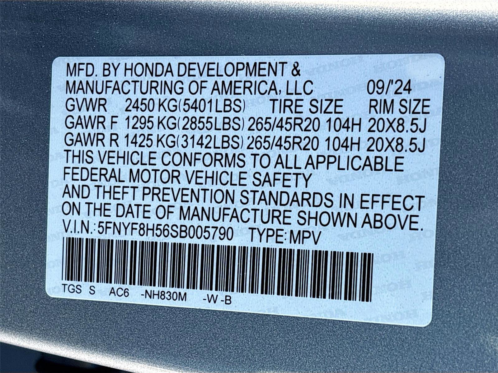 Certified 2025 Honda Passport EX-L image 37