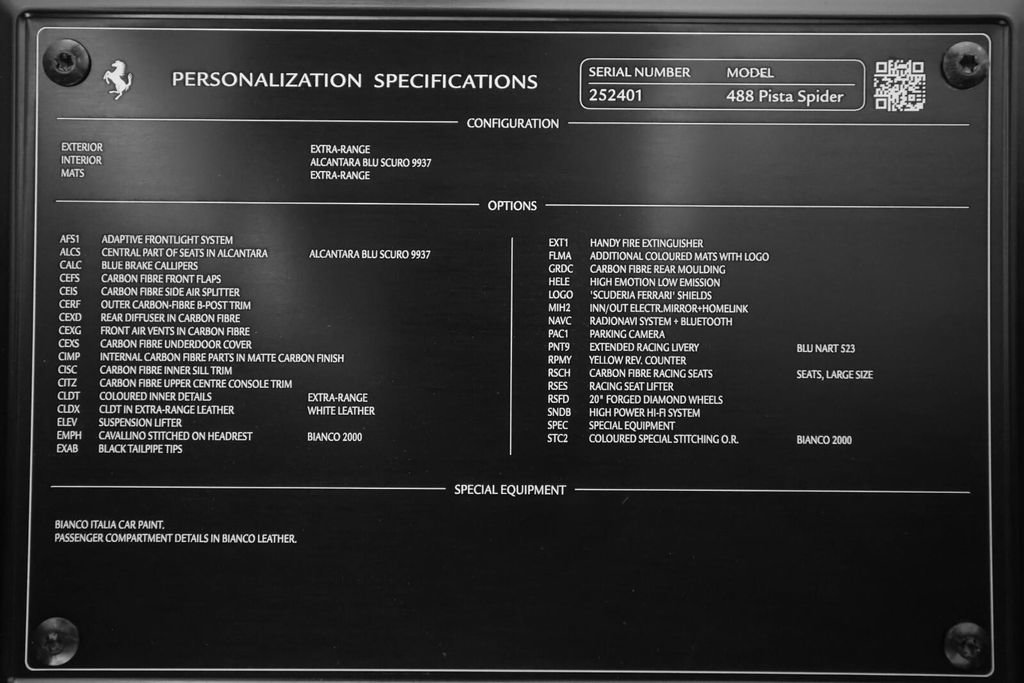 Certified 2020 Ferrari 488 Pista Spider RWD image 64