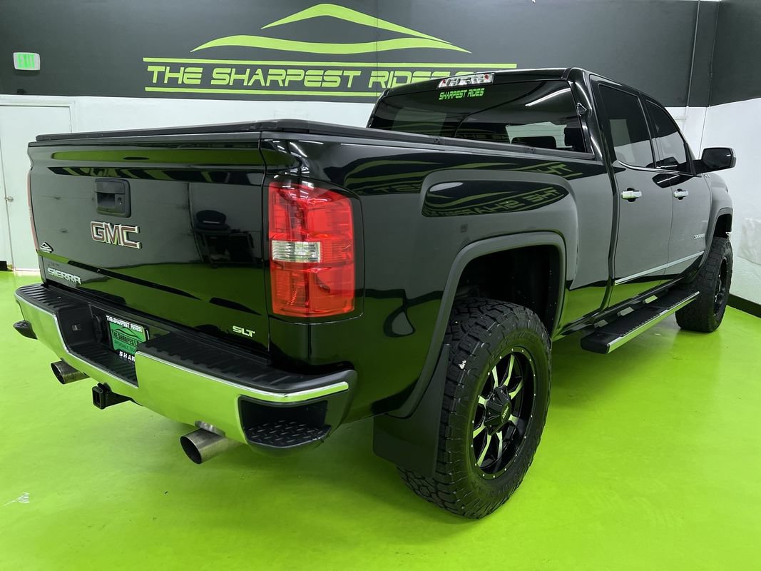 Used 2015 GMC Sierra 1500 SLT w/ SLT Crew Cab Value Package AWD/4WD image 10