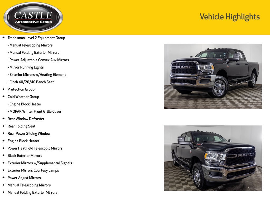 Used 2024 RAM 3500 Tradesman w/ Protection Group AWD/4WD image 8
