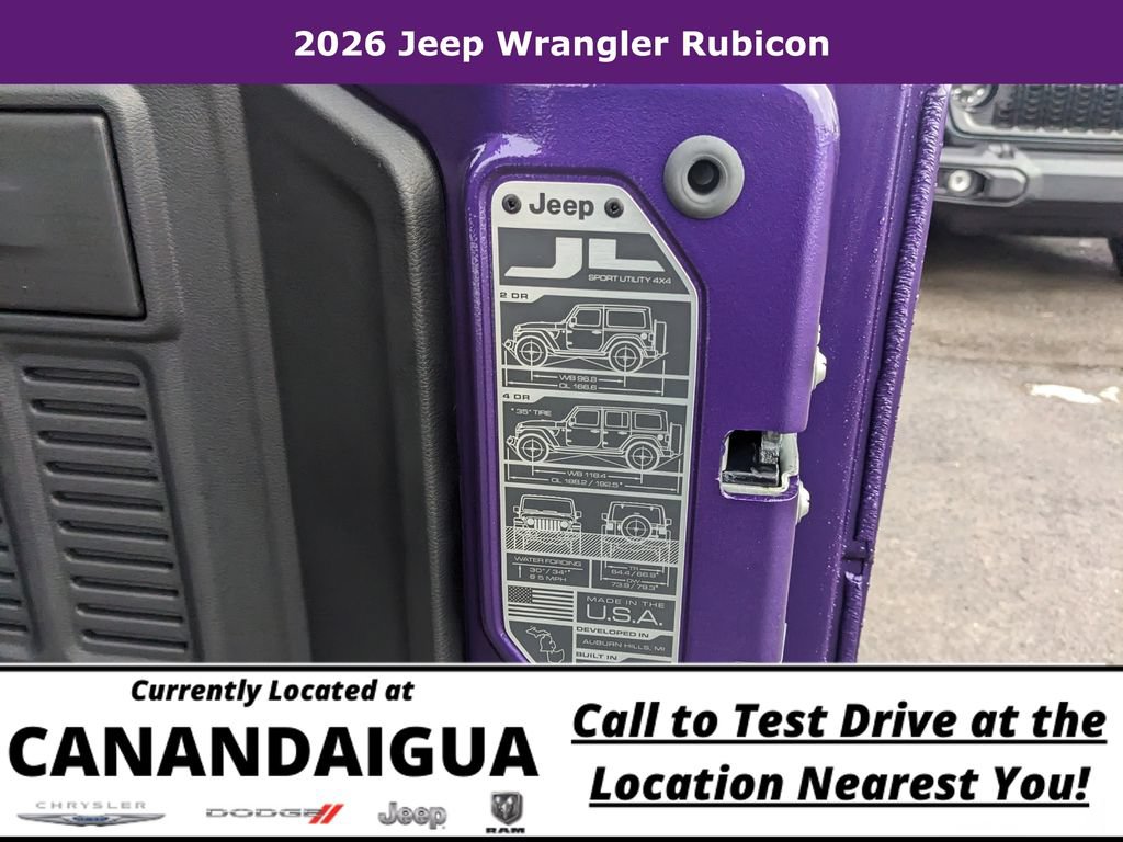 New 2026 Jeep Wrangler Unlimited Rubicon w/ Xtreme 35 Tire Package AWD/4WD image 32