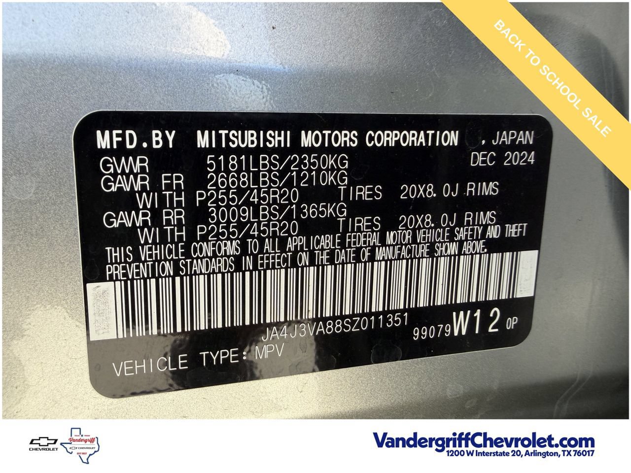 Used 2025 Mitsubishi Outlander SE FWD image 33