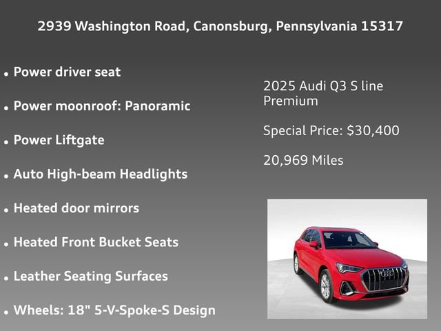 Used 2025 Audi Q3 2.0T Premium image 5