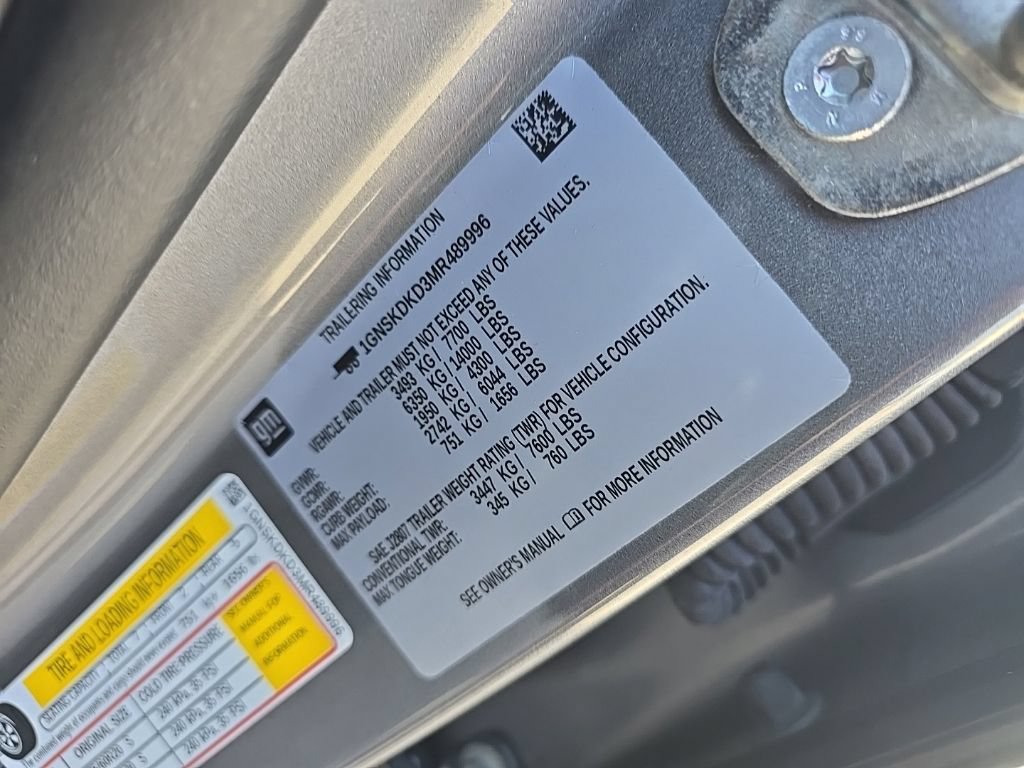 Used 2021 Chevrolet Suburban Z71 AWD/4WD image 14