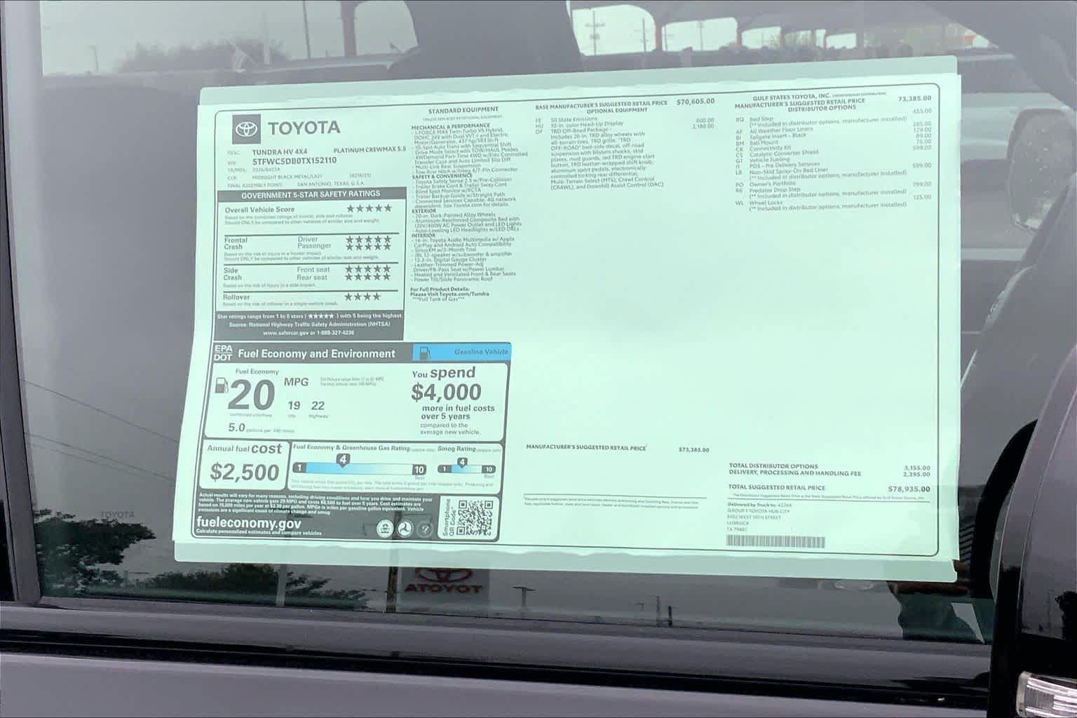 New 2026 Toyota Tundra Platinum AWD/4WD image 22