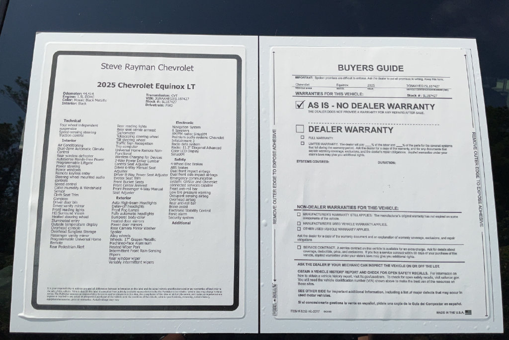 Used 2025 Chevrolet Equinox LT w/ Convenience Package II FWD image 23