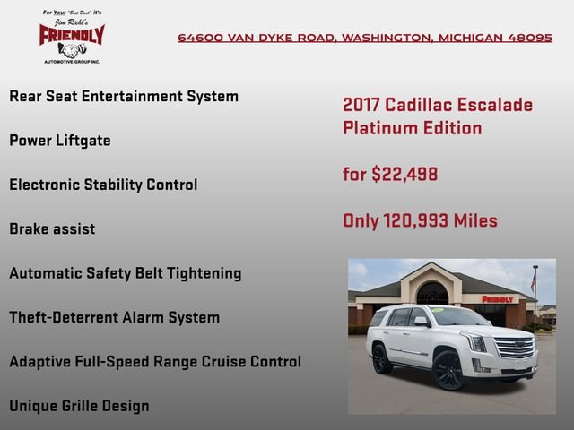 Used 2017 Cadillac Escalade Platinum image 30