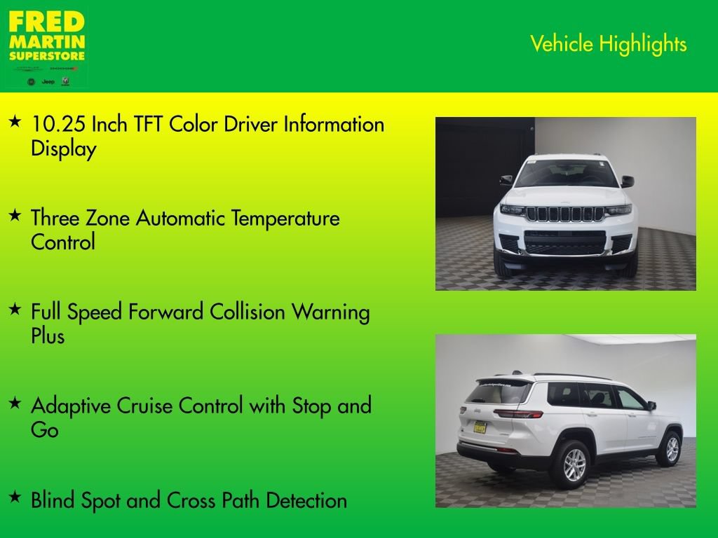 New 2026 Jeep Grand Cherokee L Laredo AWD/4WD image 14