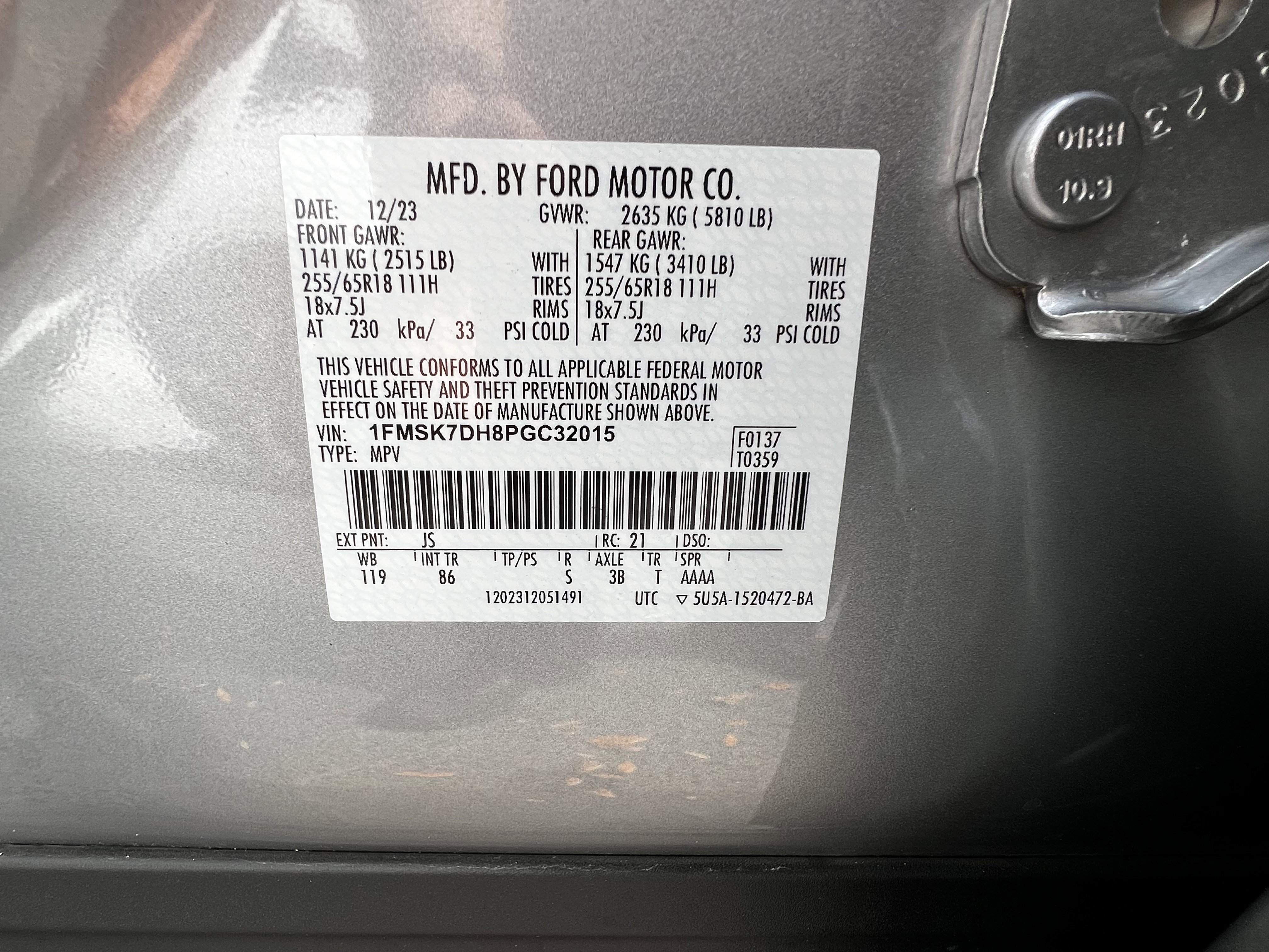 Used 2023 Ford Explorer XLT image 52