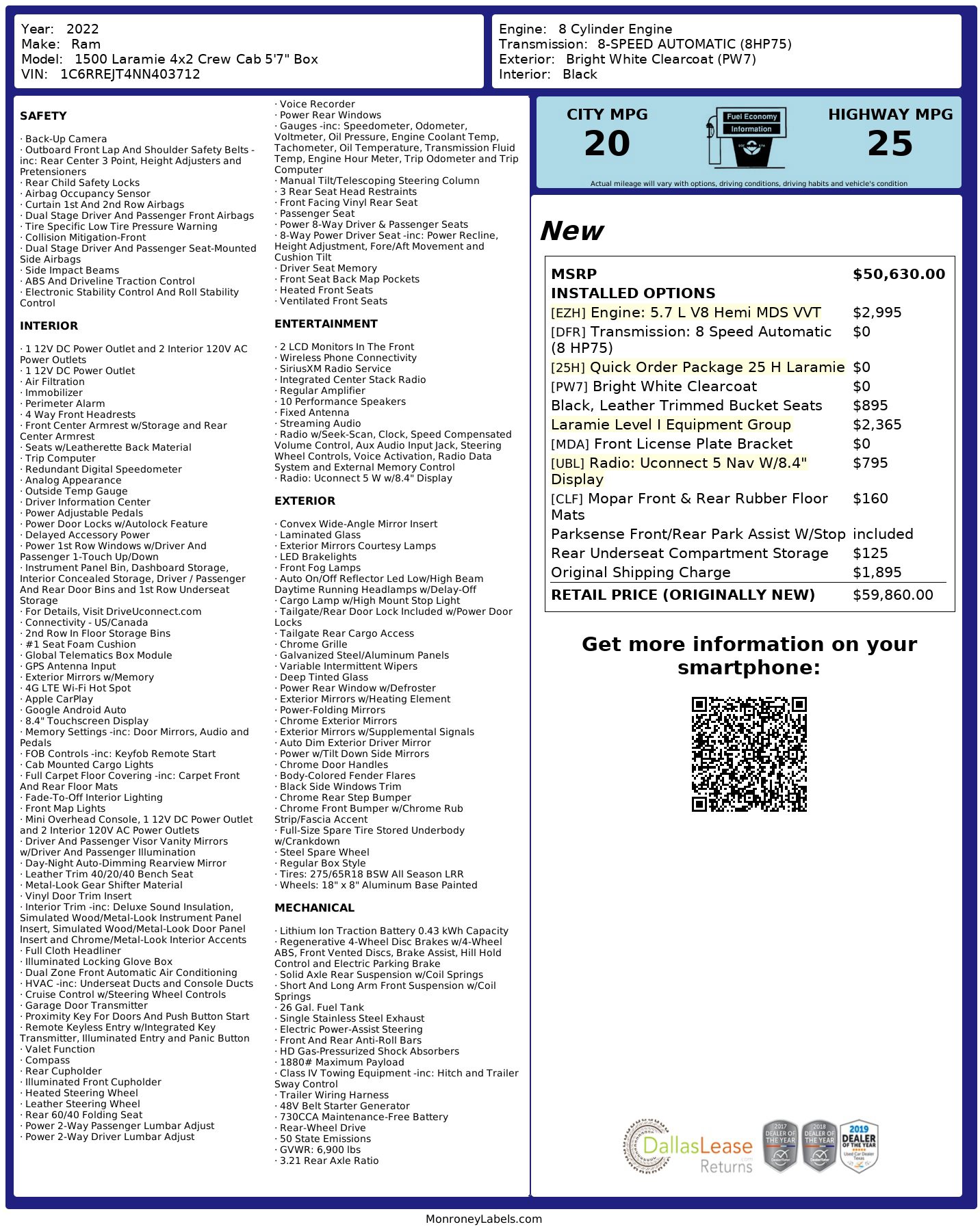 Used 2022 RAM 1500 Laramie image 3