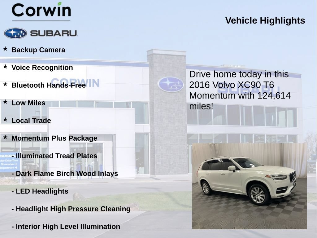 Used 2016 Volvo XC90 T6 Momentum w/ Momentum Plus Package AWD/4WD image 6