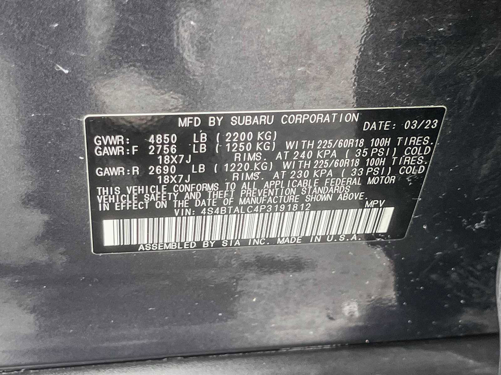 Used 2023 Subaru Outback Onyx Edition image 28