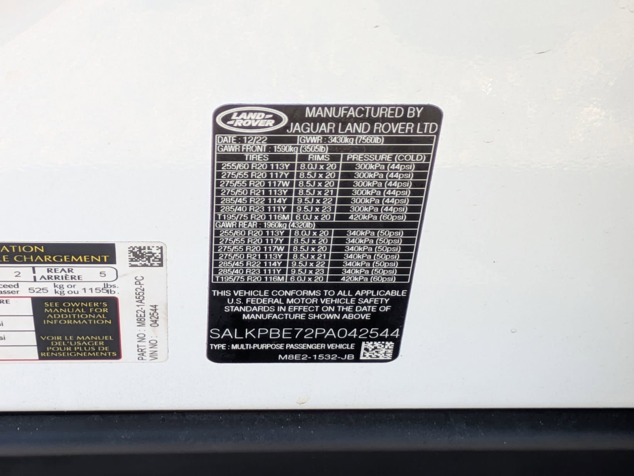 Certified 2023 Land Rover Range Rover Long Wheelbase SE image 34