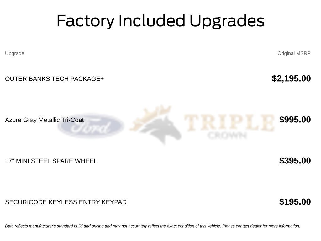 New 2026 Ford Bronco Sport Outer Banks w/ Outer Banks Tech Package+ AWD/4WD image 11