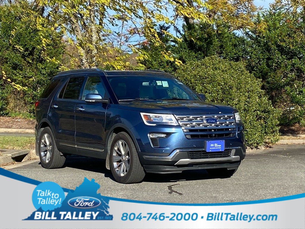 Certified 2019 Ford Explorer Limited w/ Class III Trailer Tow Package