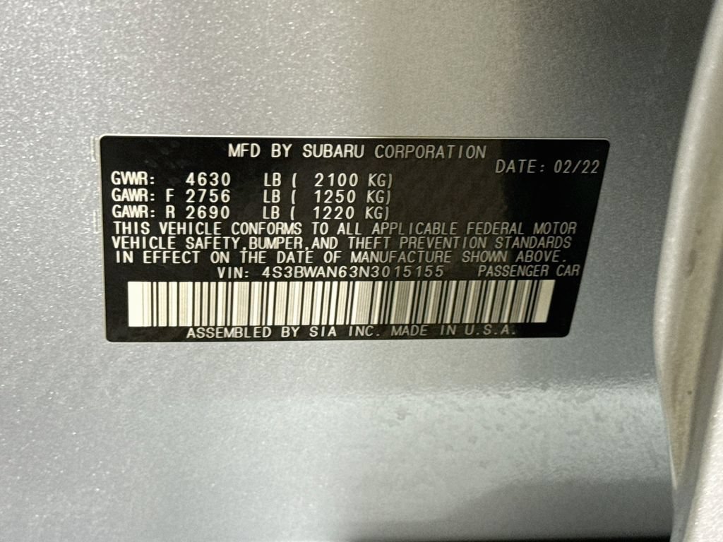 Used 2022 Subaru Legacy Limited AWD/4WD image 37