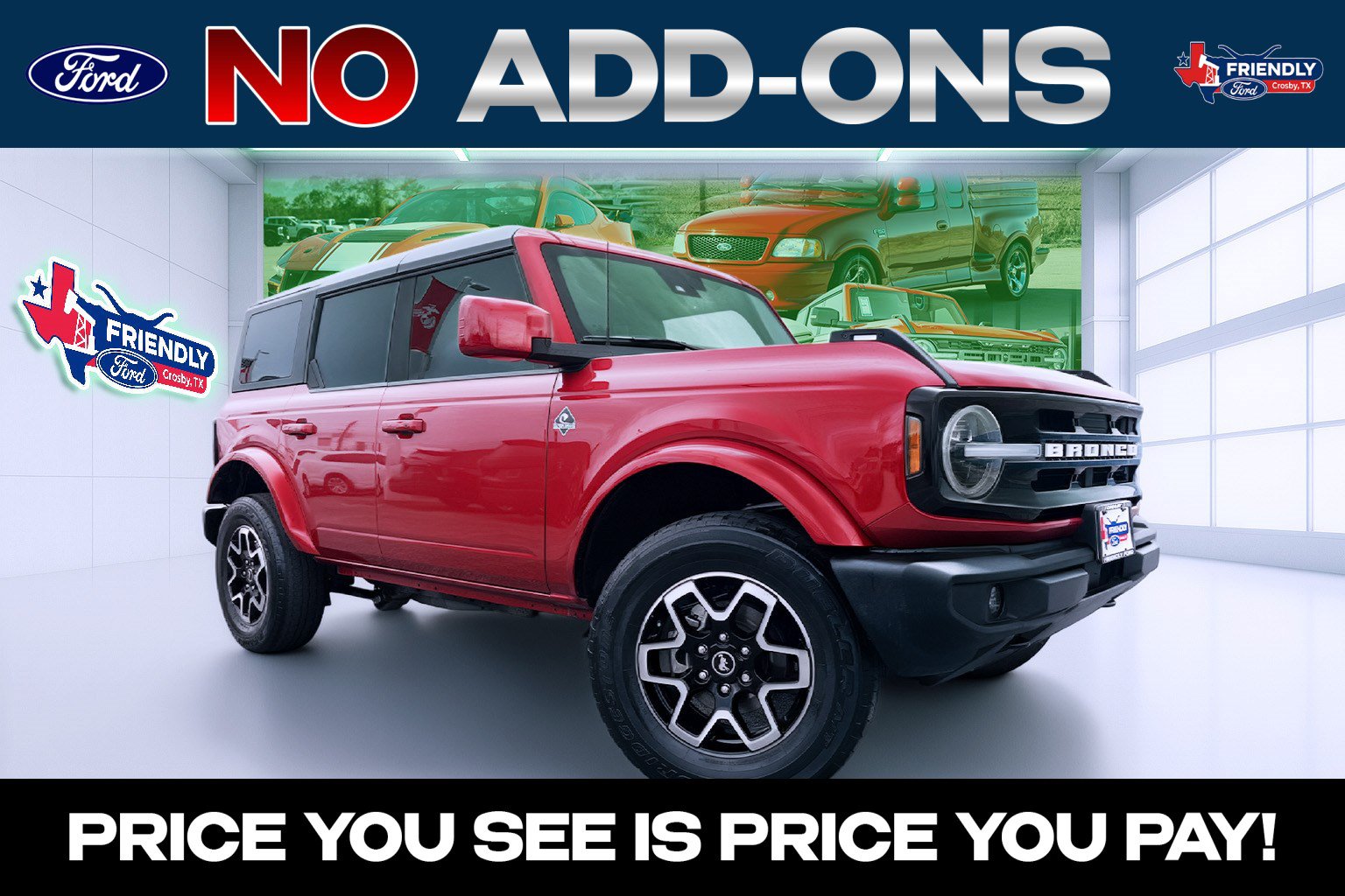 Used 2023 Ford Bronco Outer Banks AWD/4WD image 1