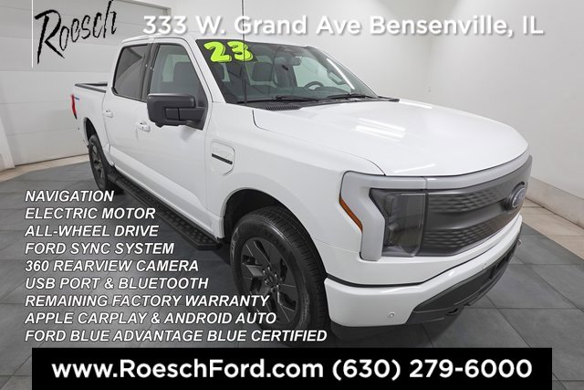 Certified 2023 Ford F150 Lightning XLT w/ Equipment Group 312A High