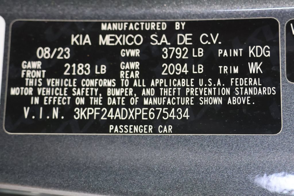 Used 2023 Kia Forte LXS FWD image 26